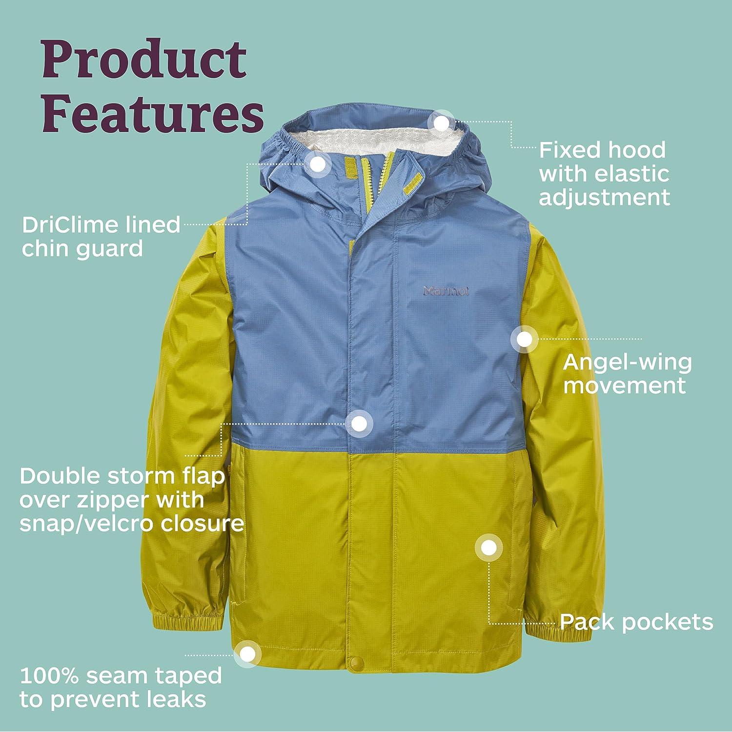 Chaqueta Impermeable para Niños Marmot Kids PreCip Eco