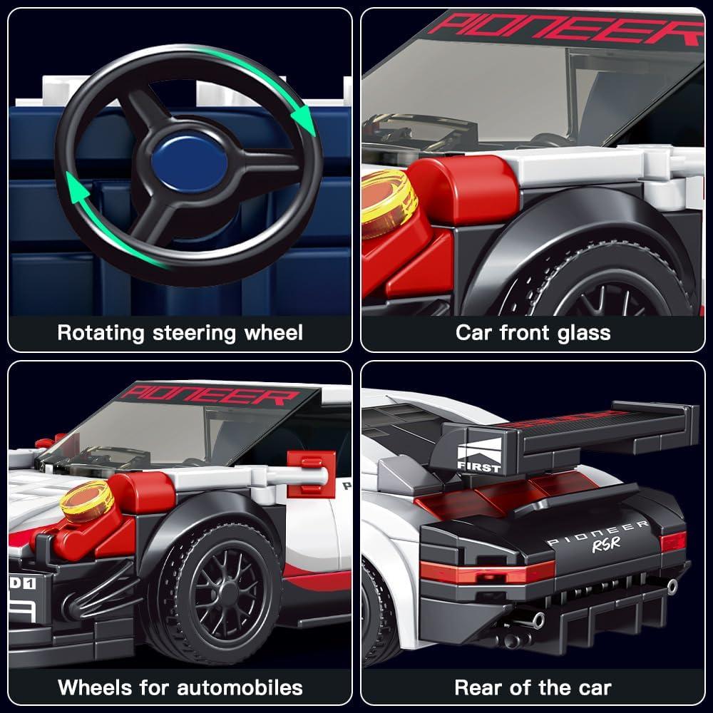 Set de Construcción de Coche Mould King 27010 con Estuche