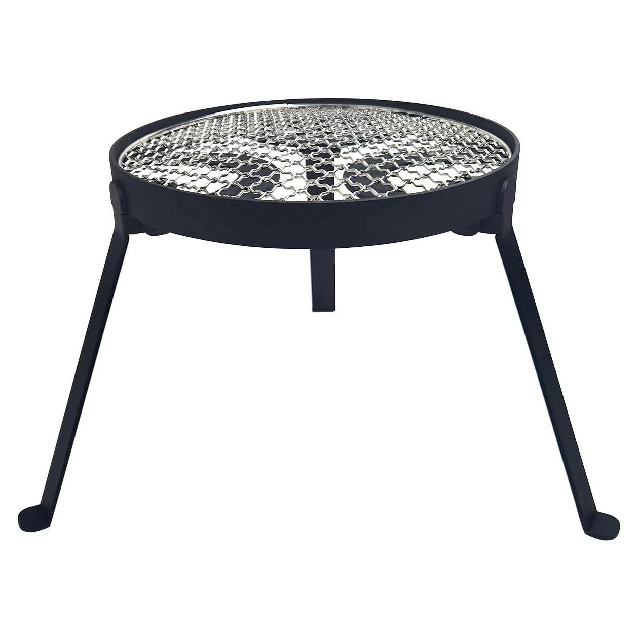 Trípode Plegable YBTMG para Fogata con Parrilla Acero Inoxidable