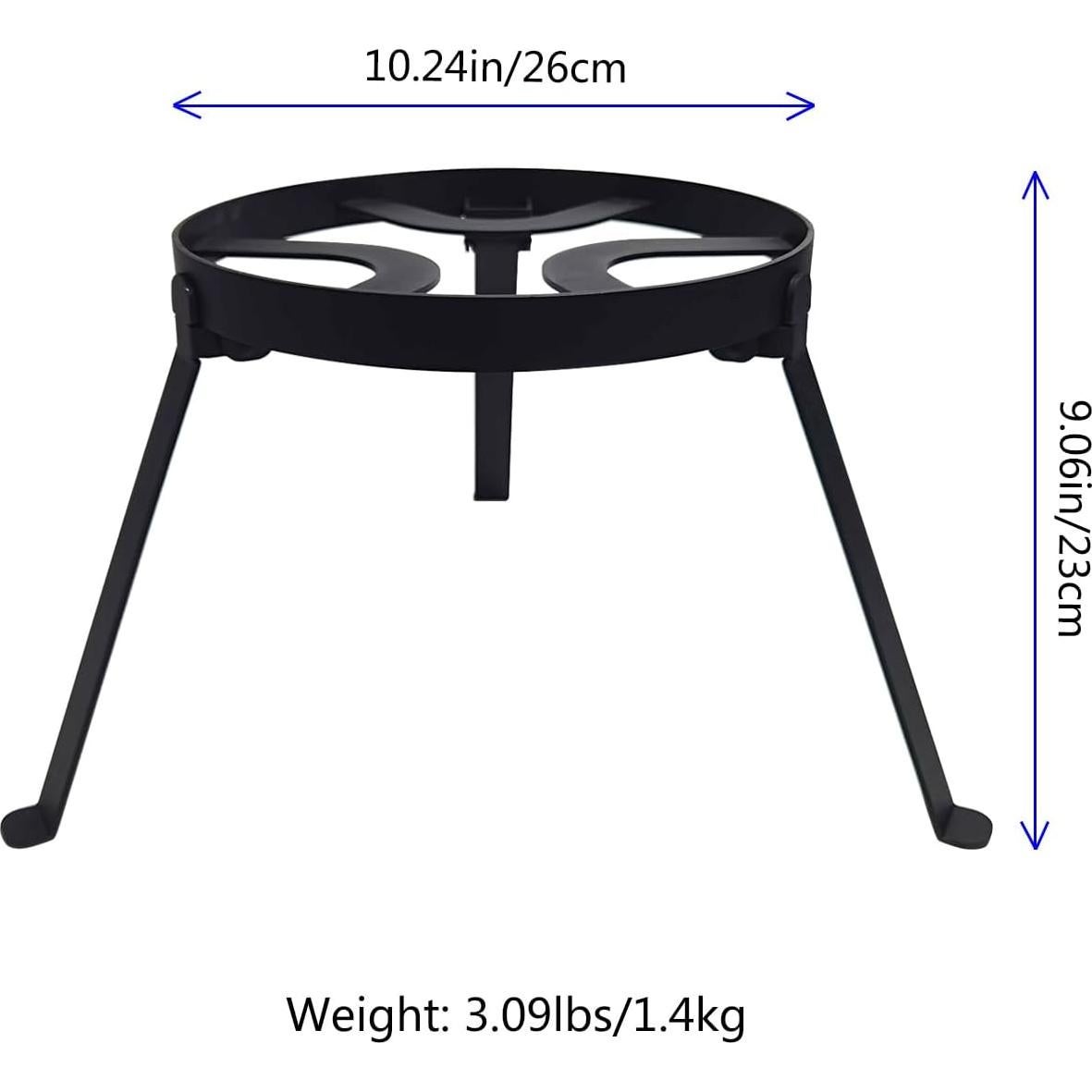 Trípode Plegable YBTMG para Fogata con Parrilla Acero Inoxidable