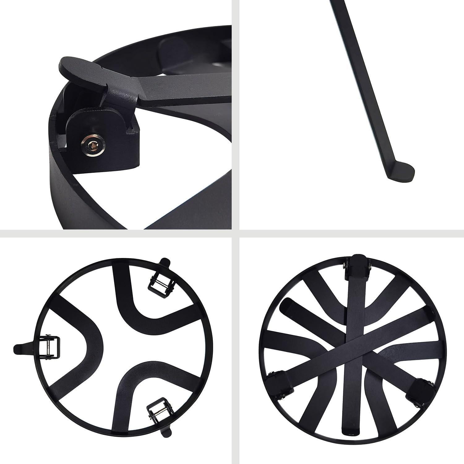 Trípode Plegable YBTMG para Fogata con Parrilla Acero Inoxidable