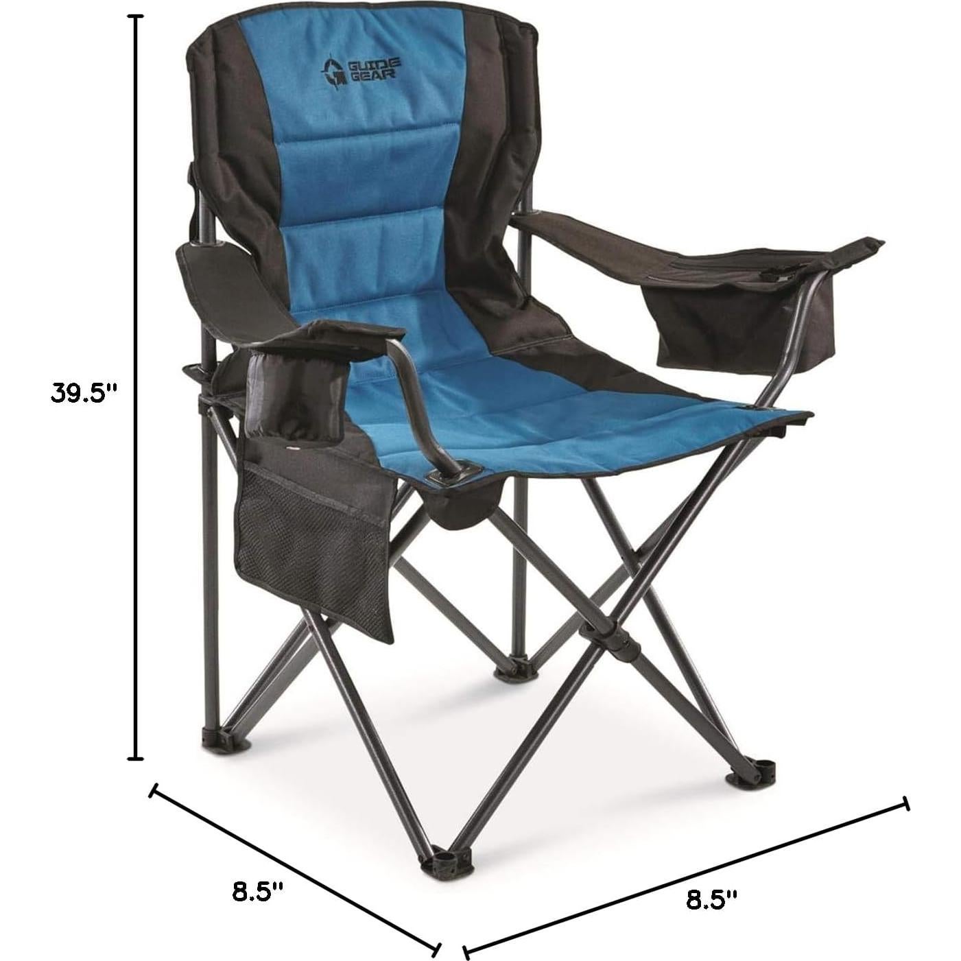 Silla de Camping Plegable Guide Gear Sobredimensionada 226.8 kg