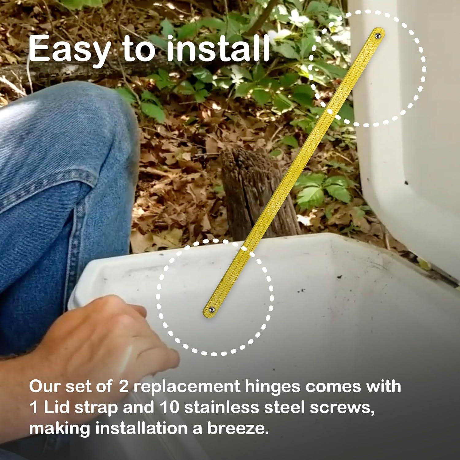 Kit de Bisagras Irrompibles Unhinged Solutions - 2 Pzas + Correa