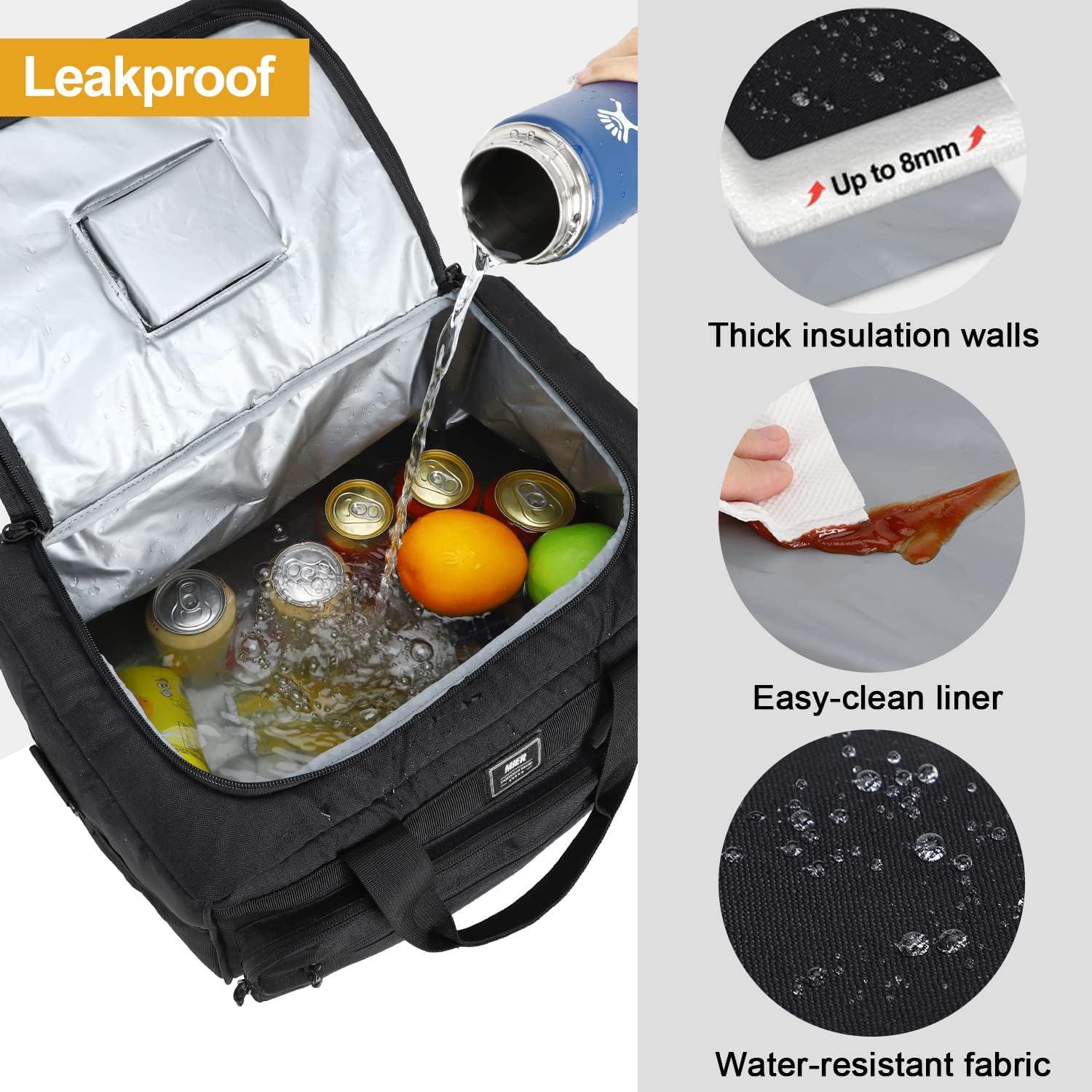 Bolsa Térmica Suave MIER 30L Impermeable para Camping y Picnic