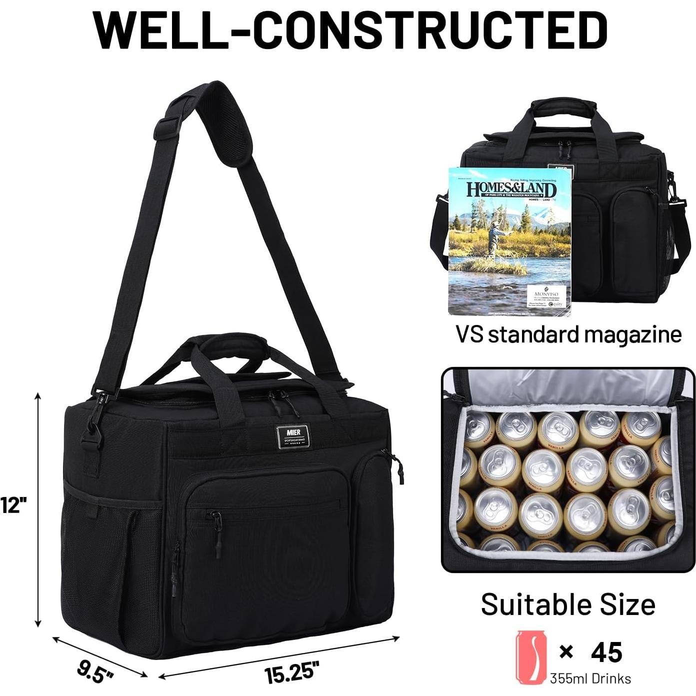 Bolsa Térmica Suave MIER 30L Impermeable para Camping y Picnic