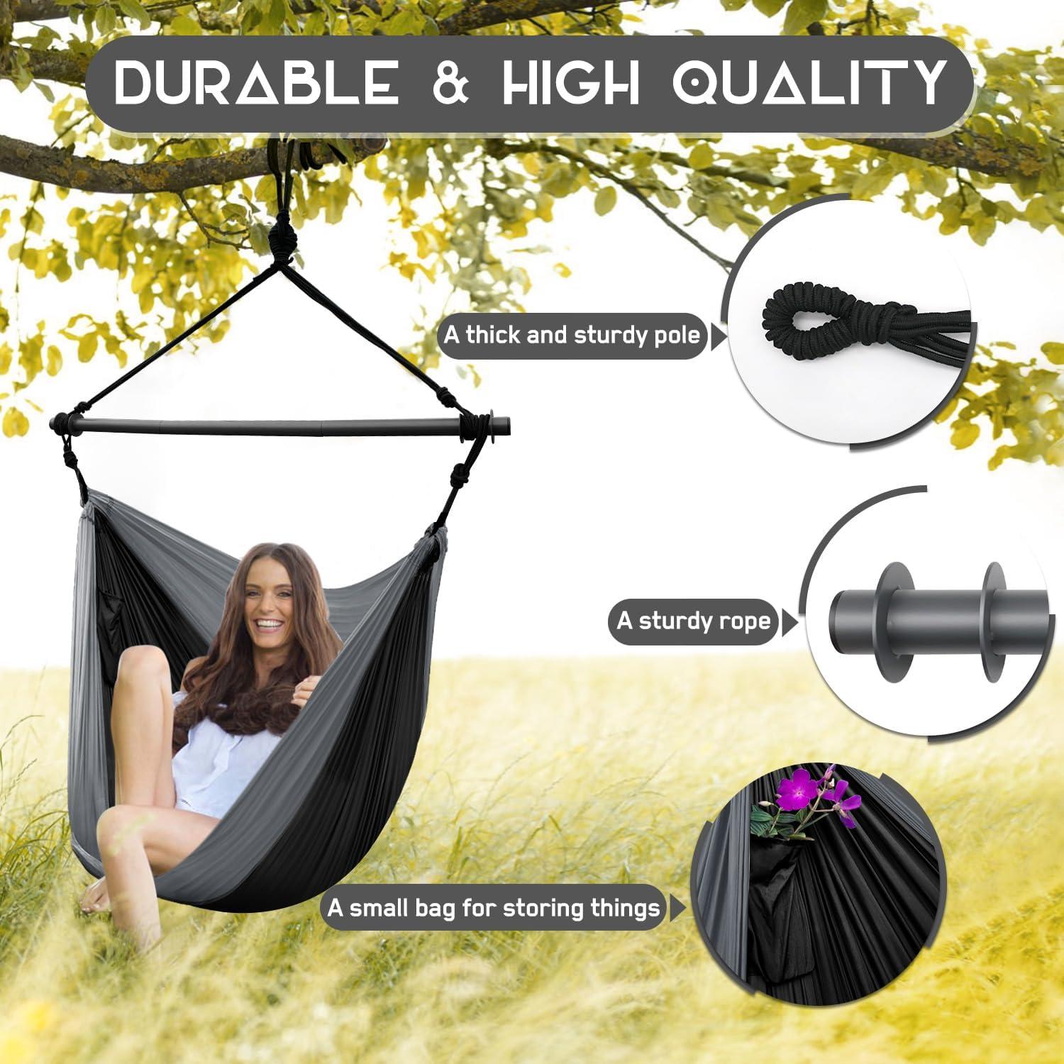 Silla Colgante Hamaca Konosnd para Interior y Exterior, 227 kg