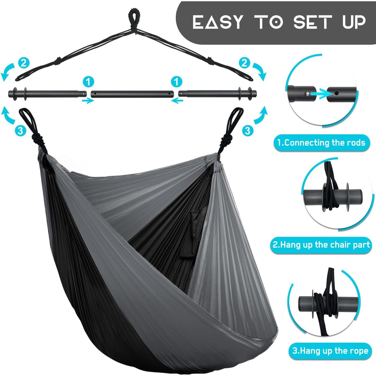 Silla Colgante Hamaca Konosnd para Interior y Exterior, 227 kg