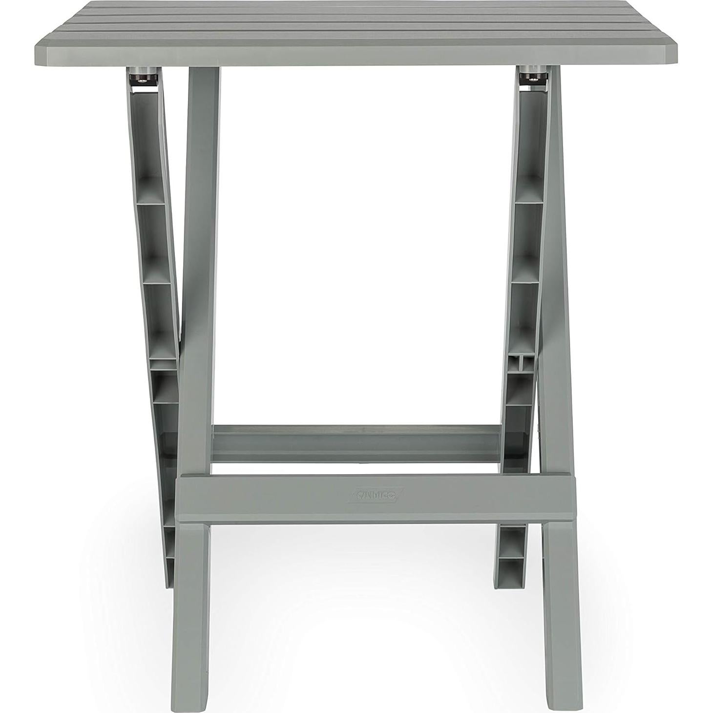 Mesa Lateral Plegable Camco 51692 Gris para Playa y Camping