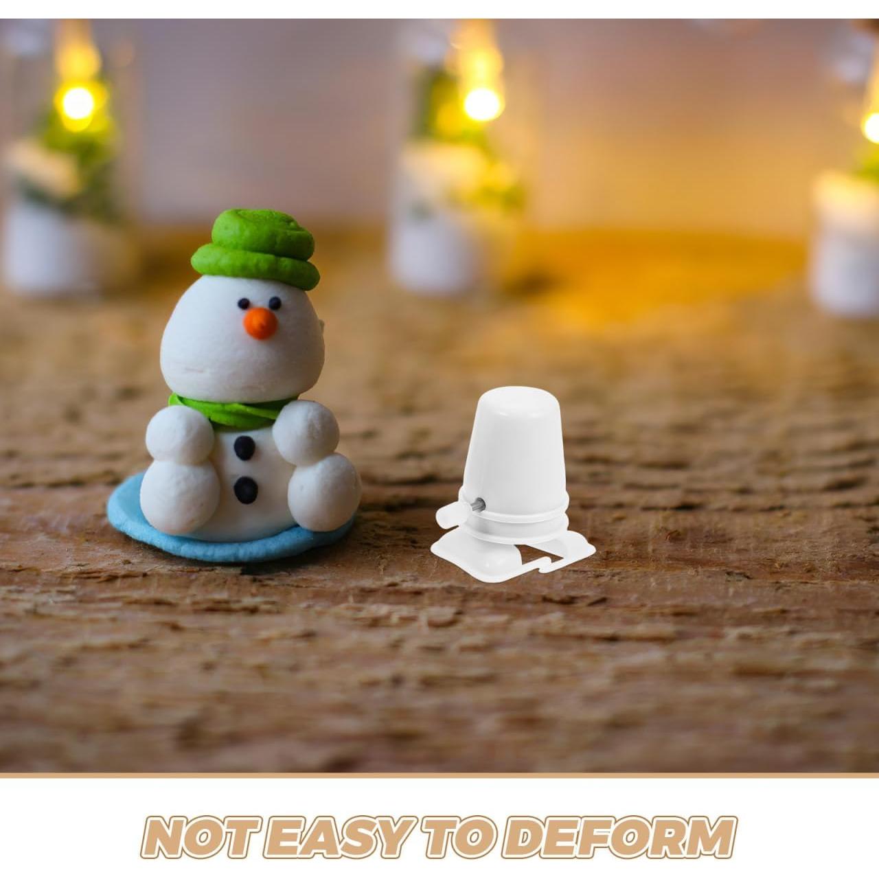 Movimiento de Reloj Totority DIY 12 Pcs Blanco 4.5x4.5x7 cm