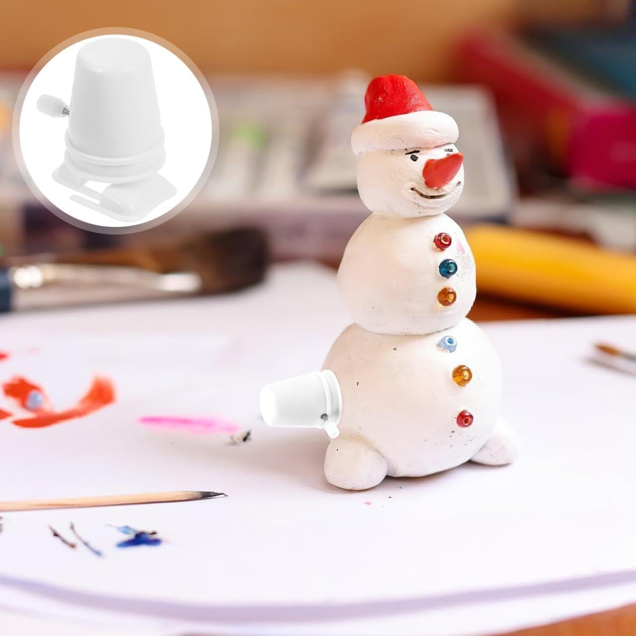 Movimiento de Reloj Totority DIY 12 Pcs Blanco 4.5x4.5x7 cm