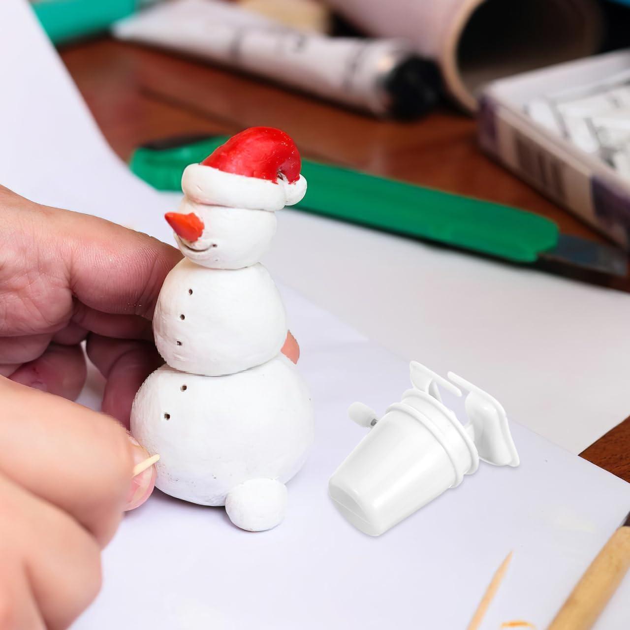 Movimiento de Reloj Totority DIY 12 Pcs Blanco 4.5x4.5x7 cm