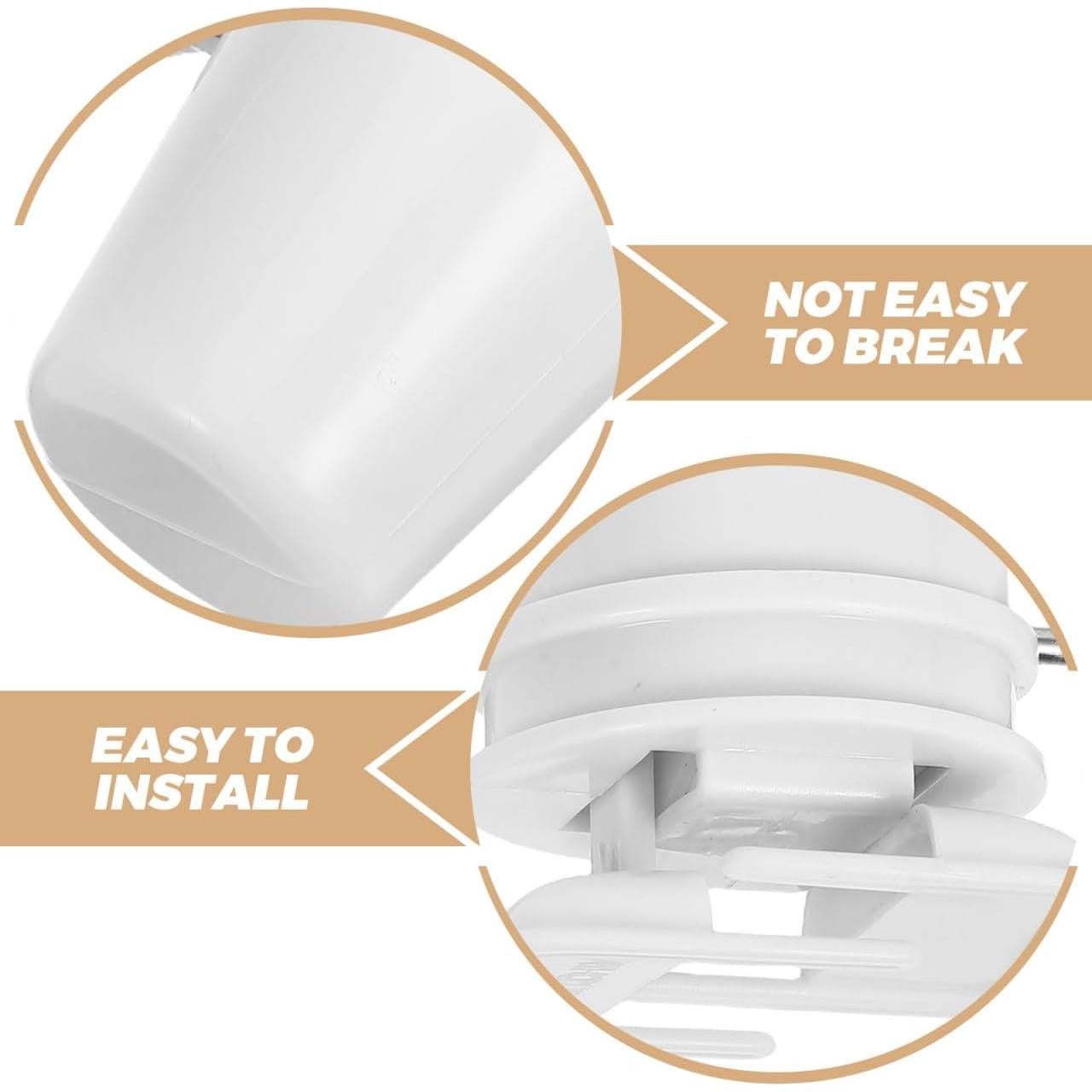 Movimiento de Reloj Totority DIY 12 Pcs Blanco 4.5x4.5x7 cm