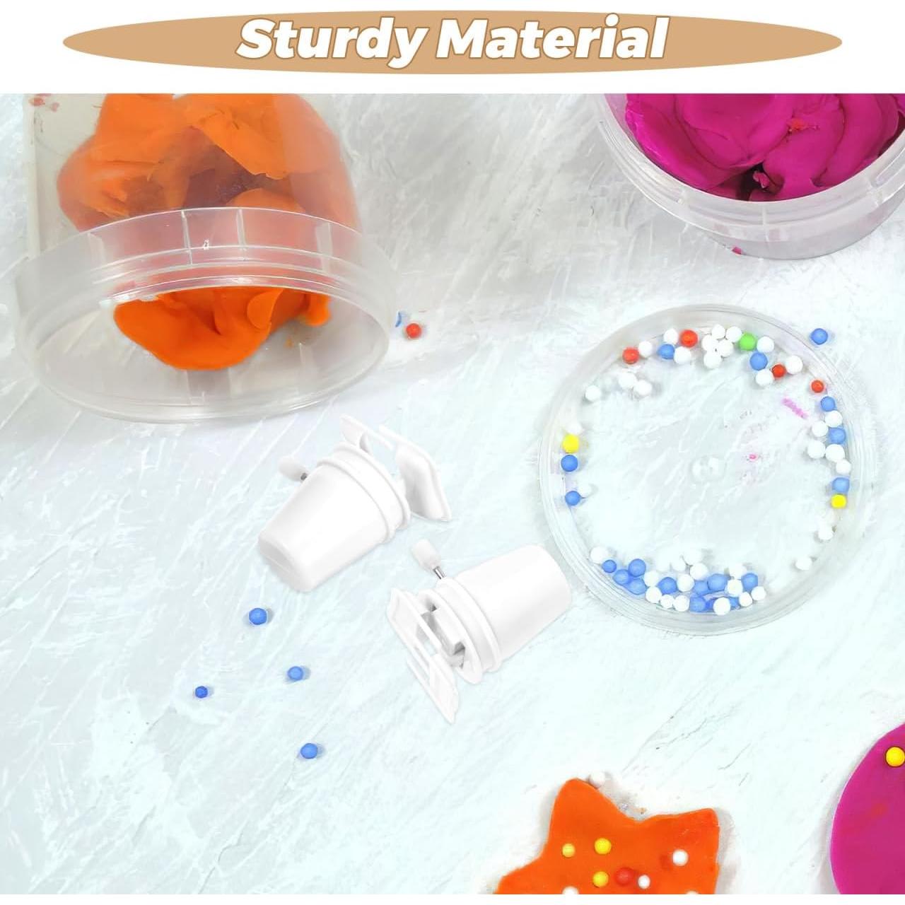 Movimiento de Reloj Totority DIY 12 Pcs Blanco 4.5x4.5x7 cm