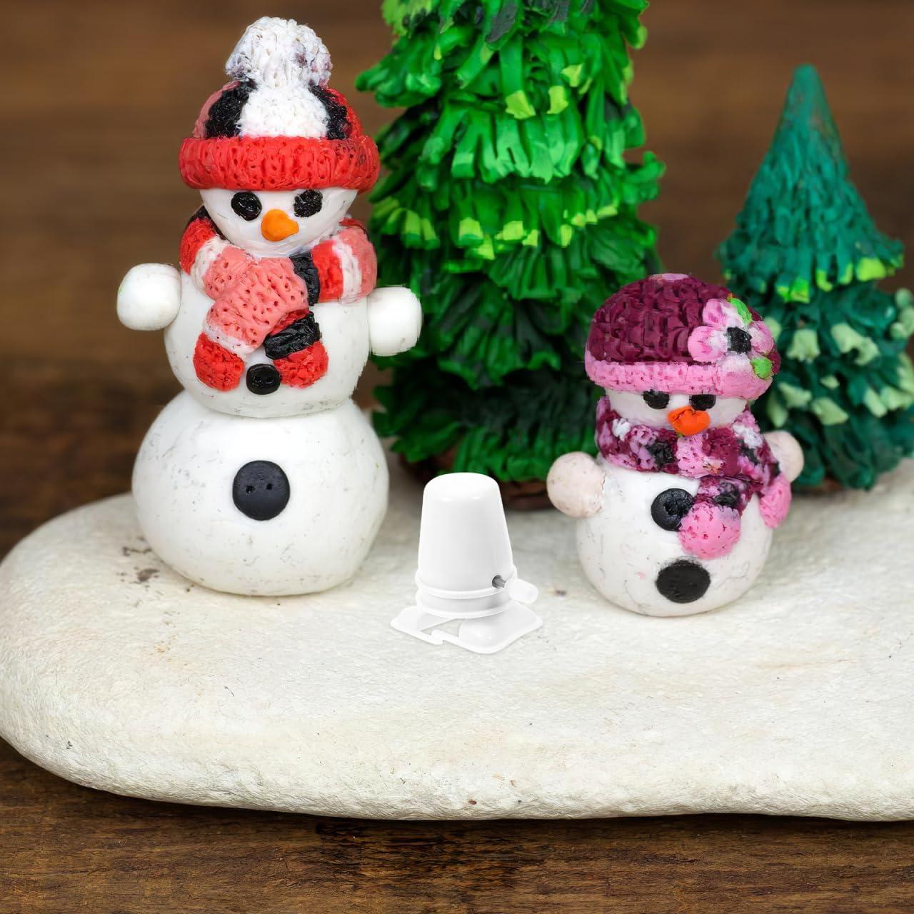 Movimiento de Reloj Totority DIY 12 Pcs Blanco 4.5x4.5x7 cm