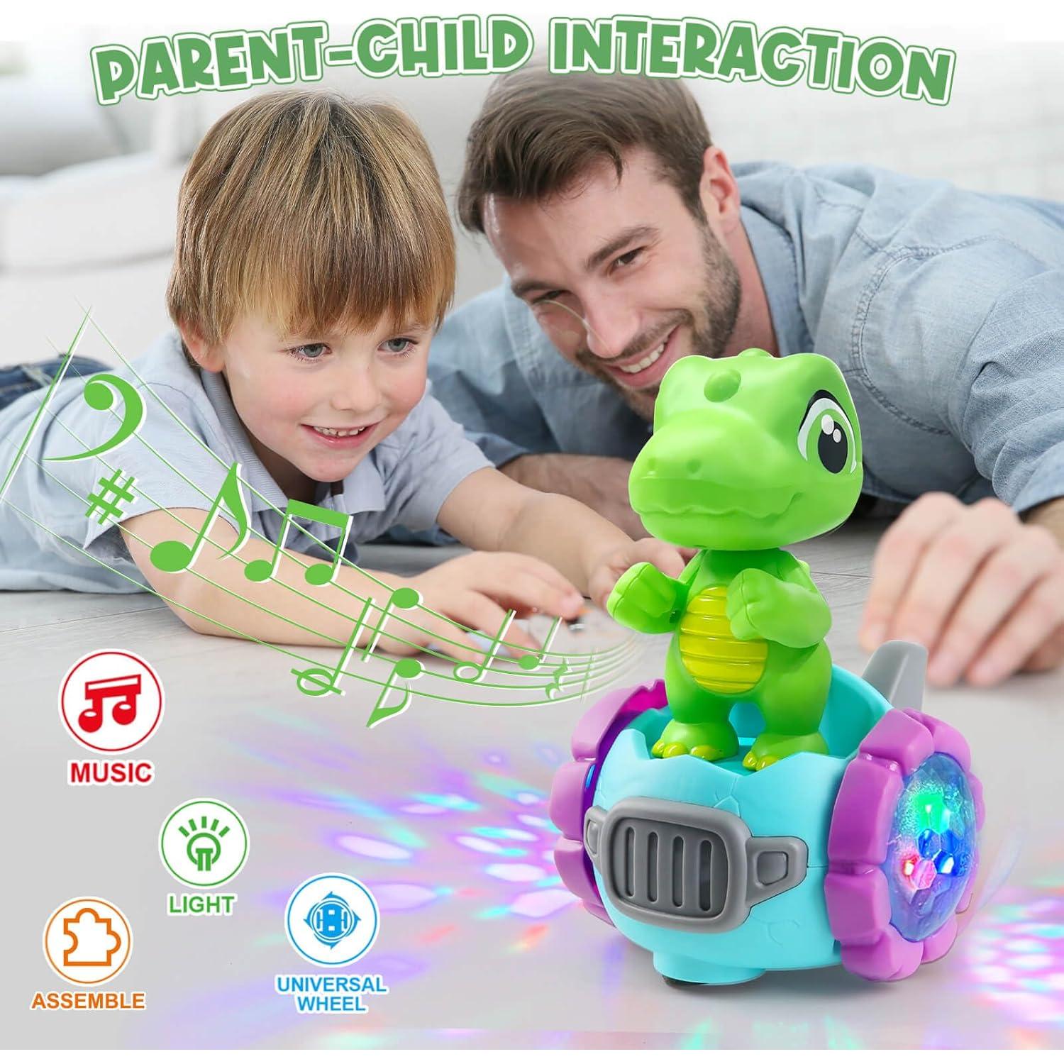 Robot Dinosaurio Interactivo Britik 12.5 cm para Niños 3-6 Años