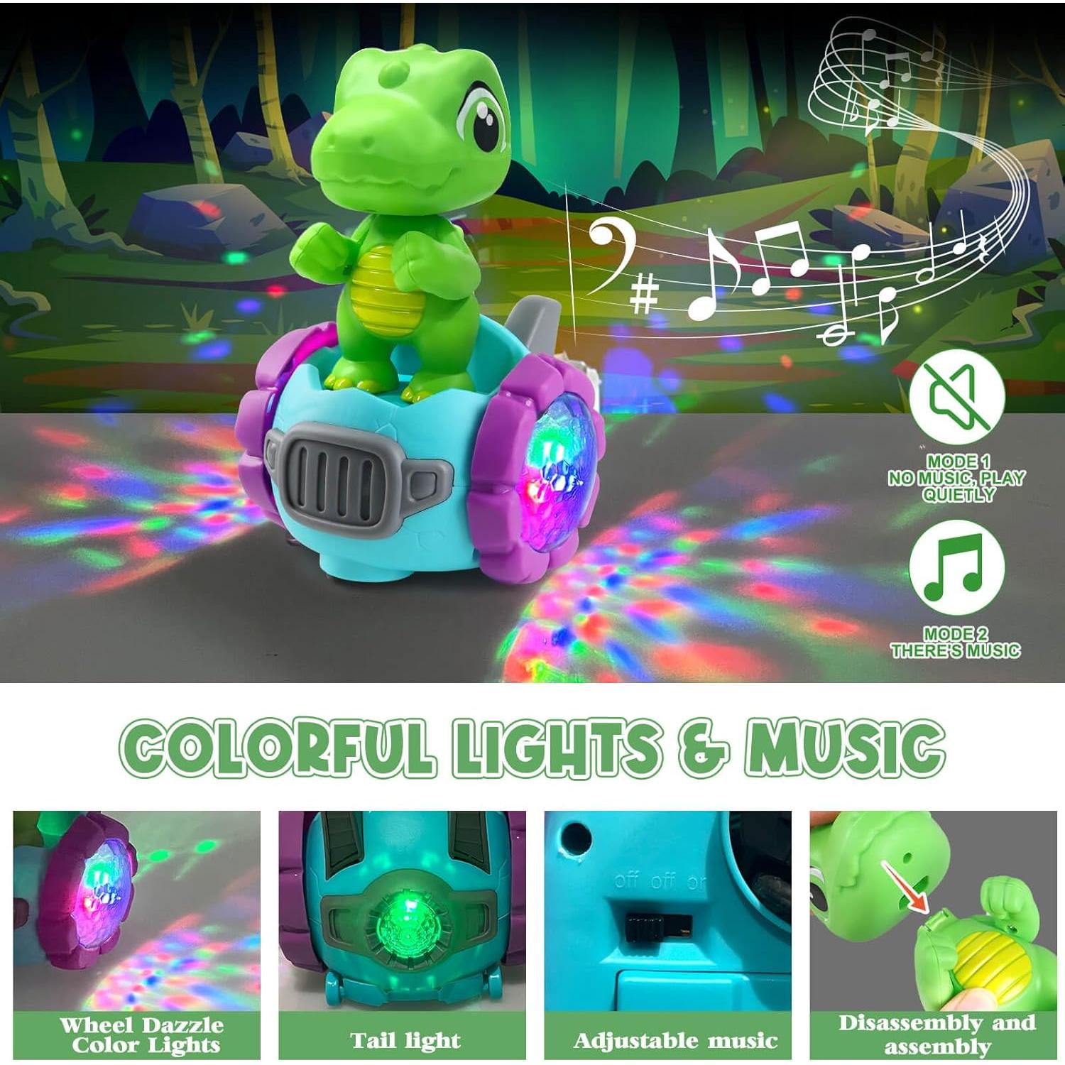 Robot Dinosaurio Interactivo Britik 12.5 cm para Niños 3-6 Años