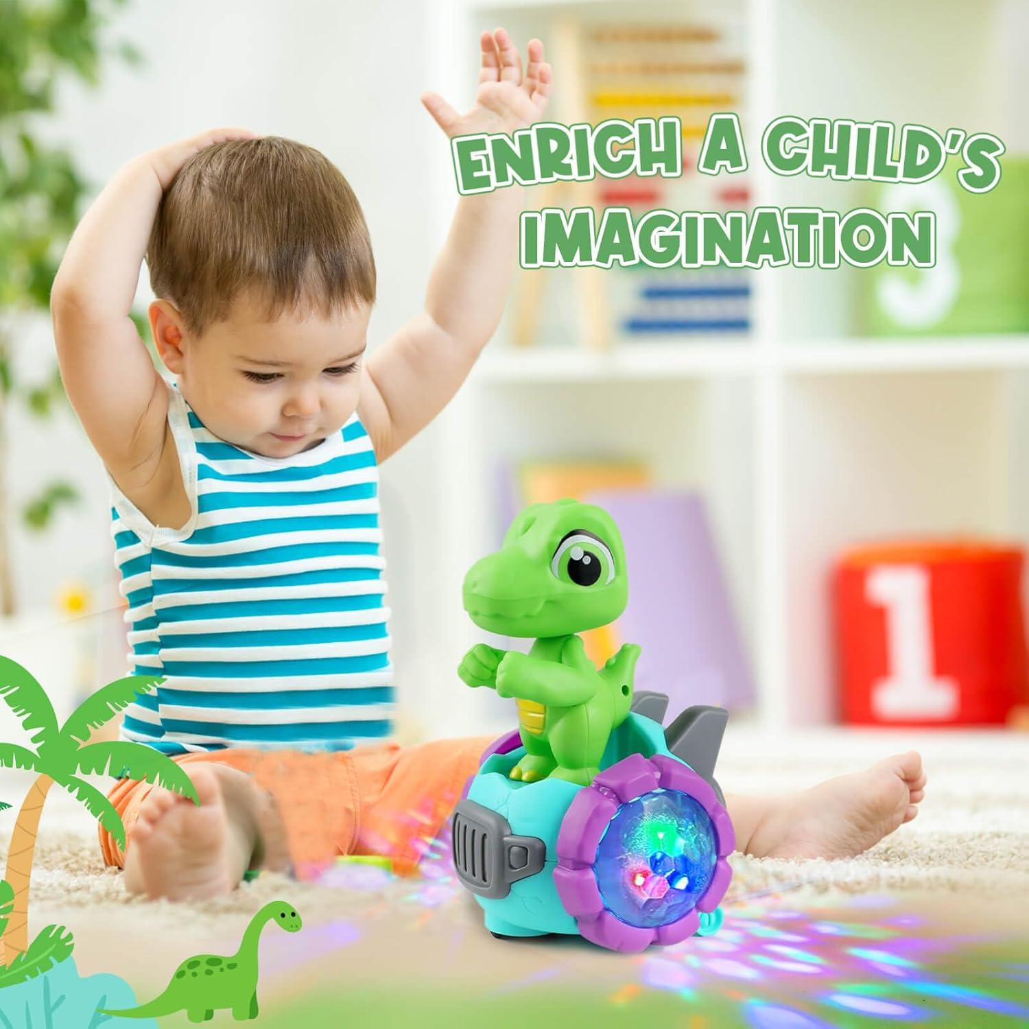 Robot Dinosaurio Interactivo Britik 12.5 cm para Niños 3-6 Años