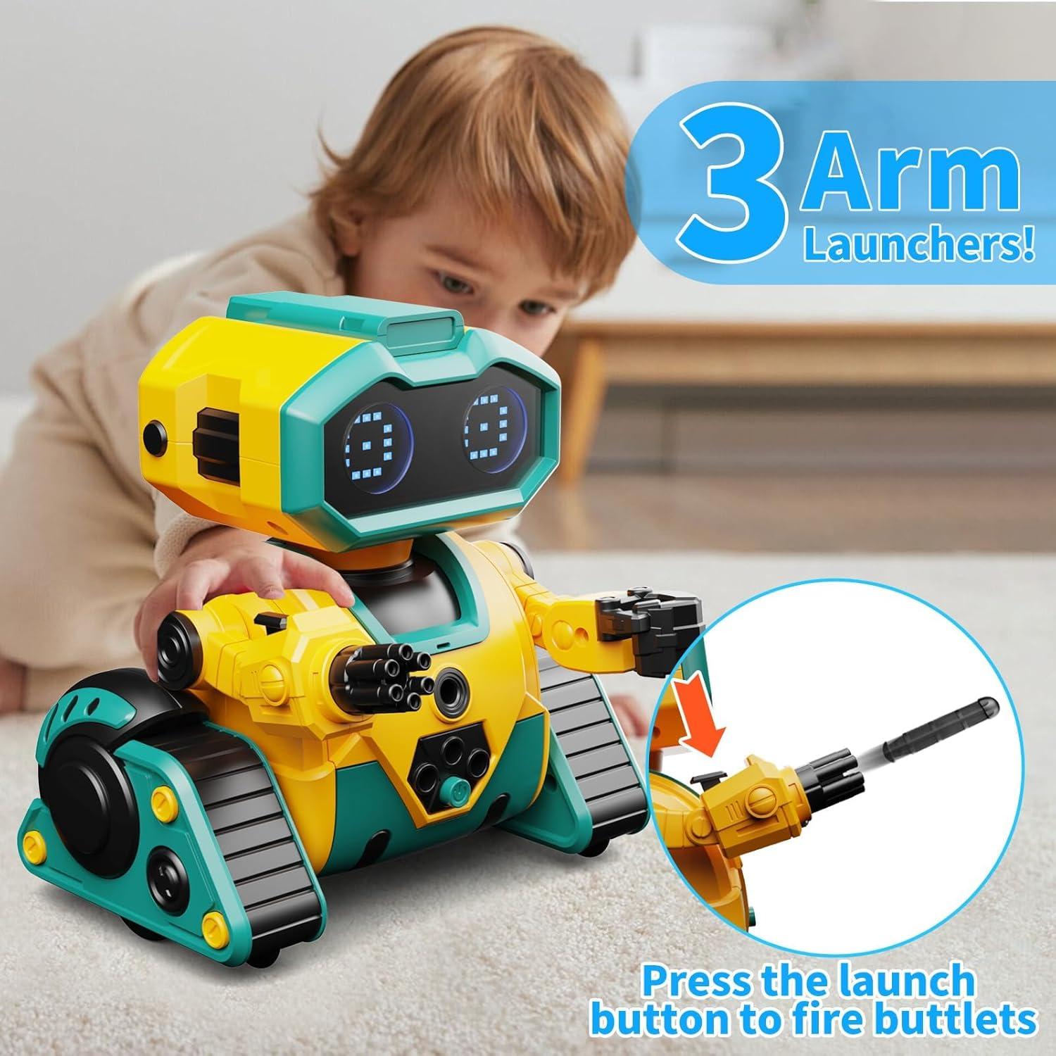 Robot Control Remoto DWIRCTOYS K103 con Ojos LED y Gestos