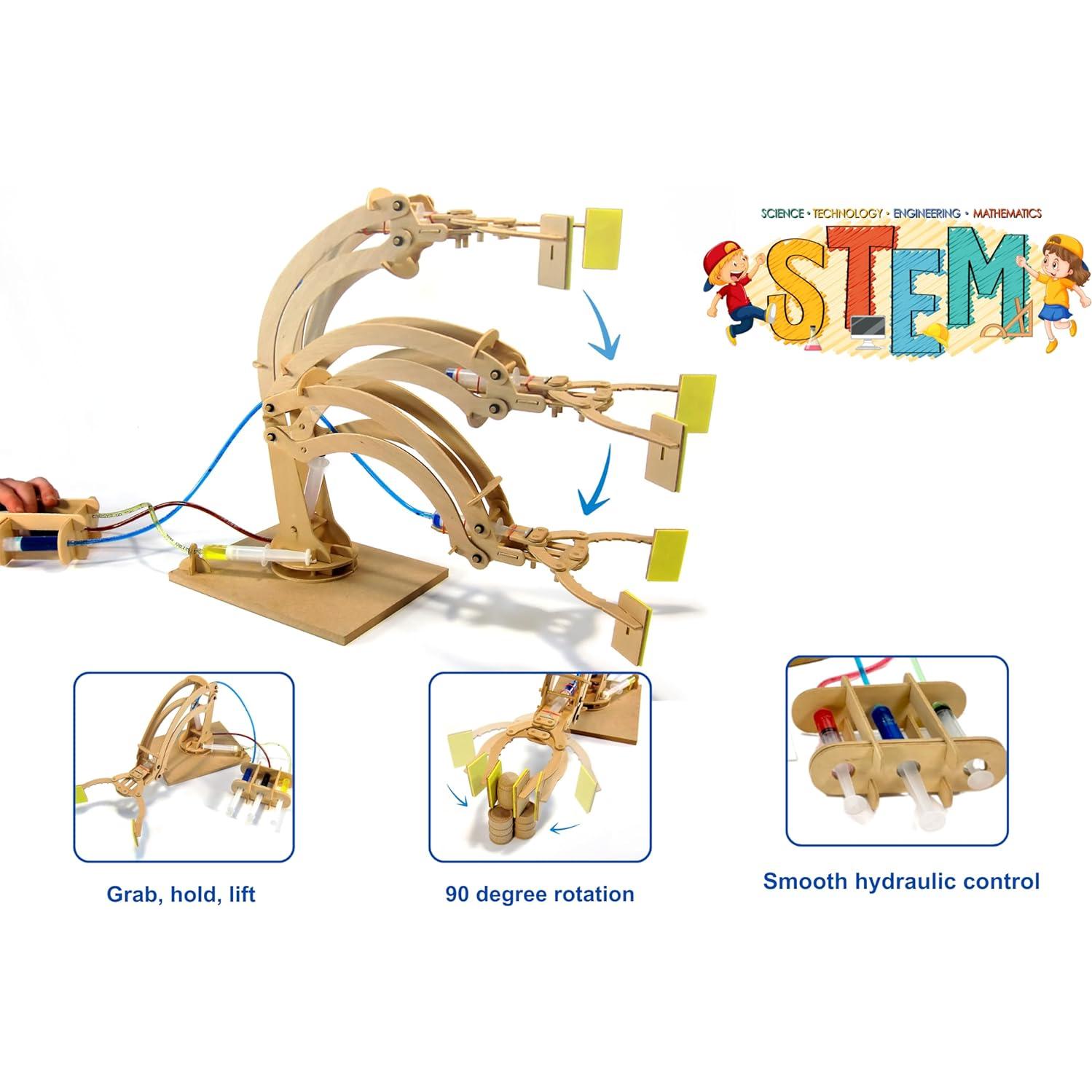 Kit STEM Brazo Robótico Hidráulico Pathfinders 0.57 kg