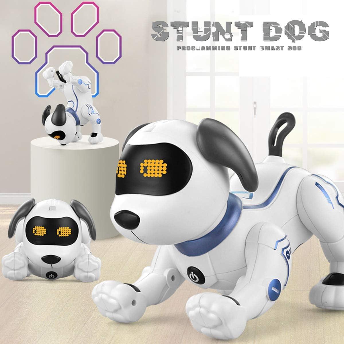 Juguete Perro Robot Fisca RC Control por Voz 21,8 cm