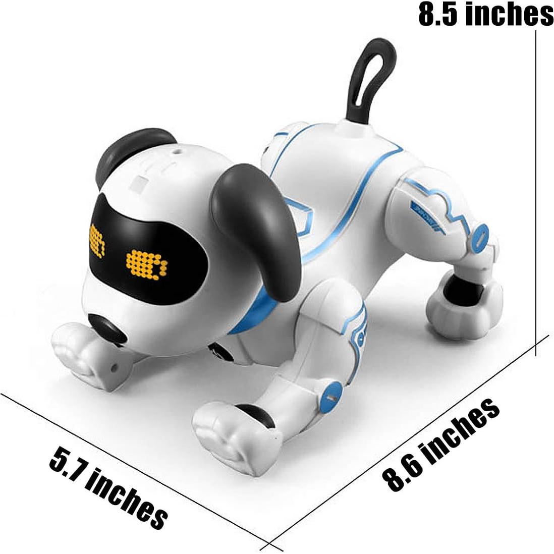 Juguete Perro Robot Fisca RC Control por Voz 21,8 cm