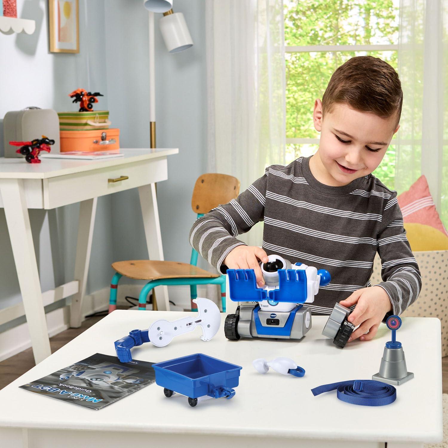Robot Transformable VTech Make-a-Bot 5 en 1 con Sensor