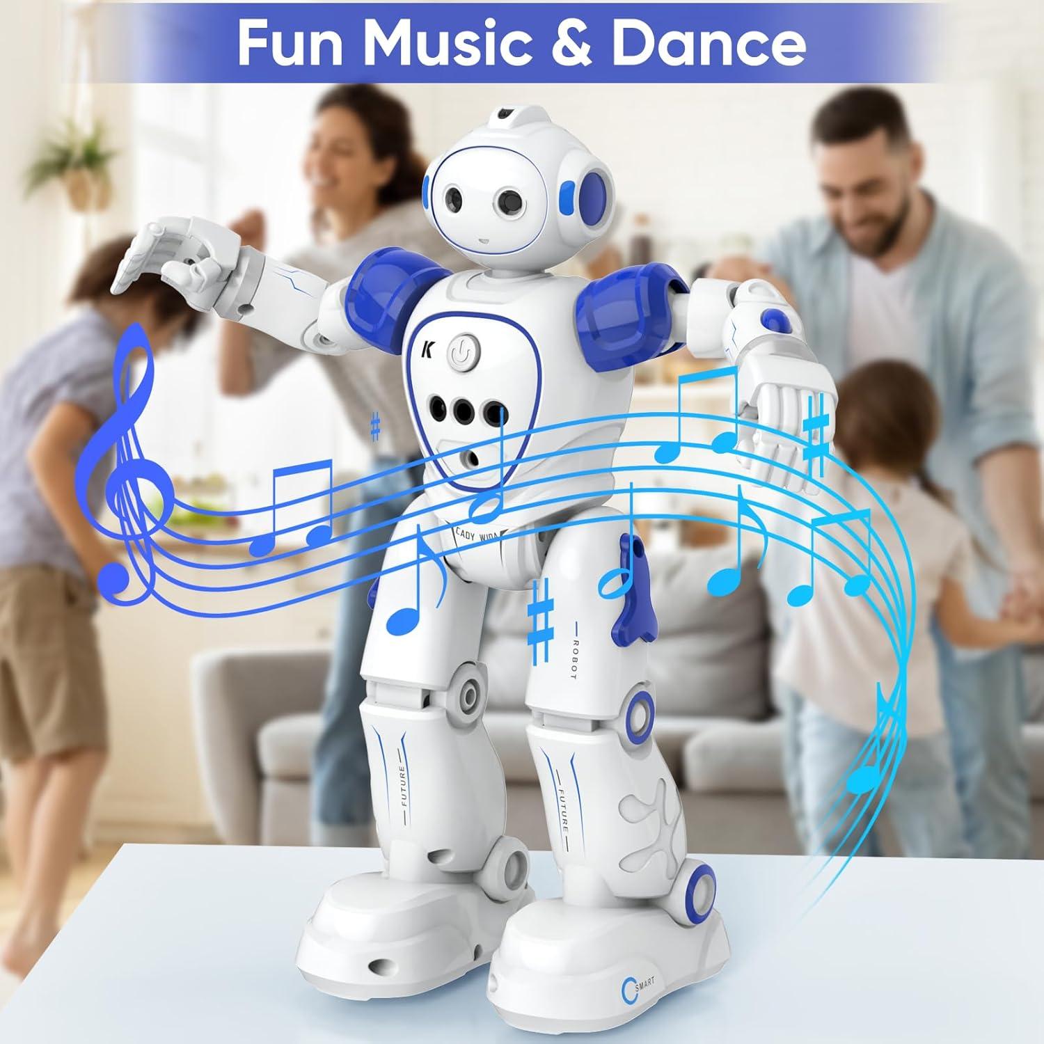 Robot RC Programable TSJLIKI Azul con Detección de Gestos