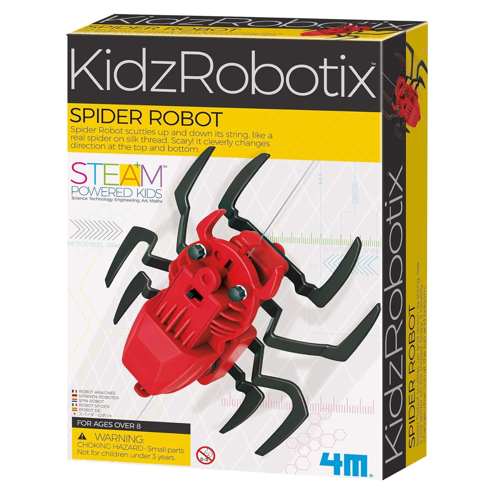Robot Araña 4M Kidzrobotix para armar 21.5x17.8 cm