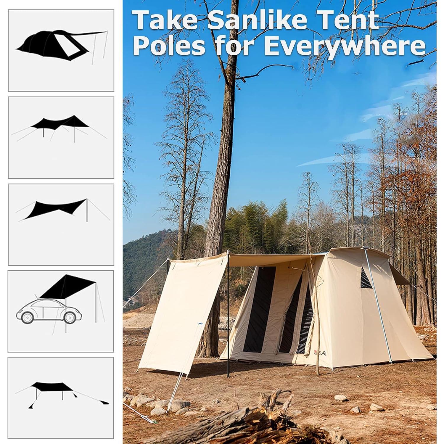 Varillas de Aluminio SAN LIKE 152.9 cm Ajustables Plegables