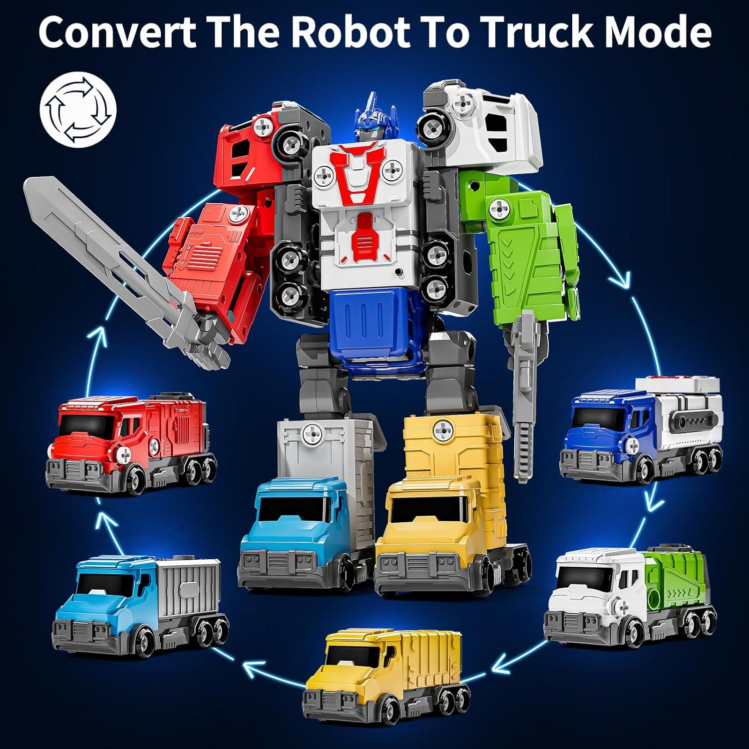 Juguete Desarmable Robot 5 en 1 WATUDOU para Niños 3+