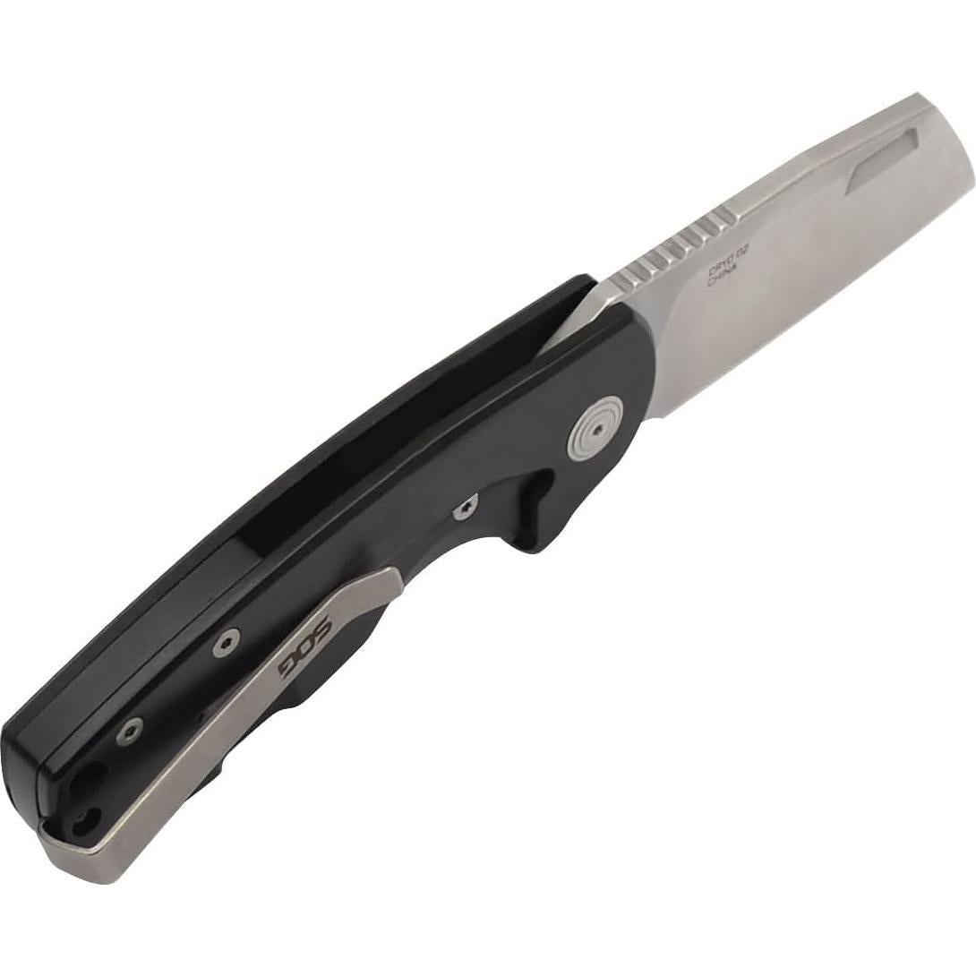 Cuchillo Plegable SOG Stout FLK Cleaver 6.1 cm Acero D2