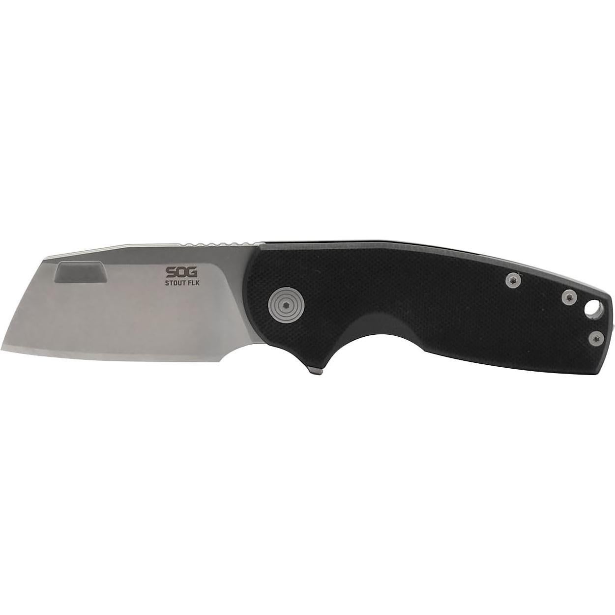 Cuchillo Plegable SOG Stout FLK Cleaver 6.1 cm Acero D2