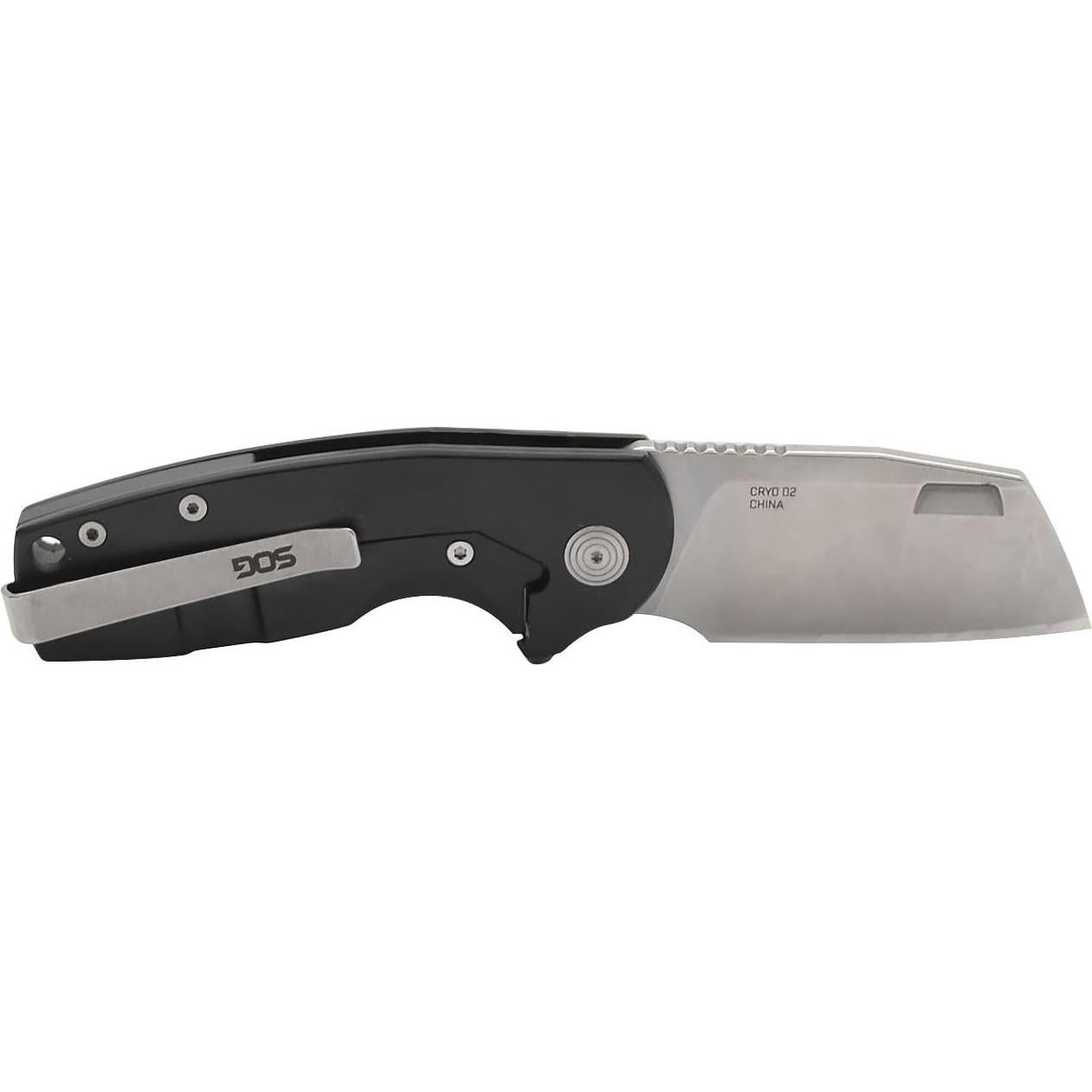 Cuchillo Plegable SOG Stout FLK Cleaver 6.1 cm Acero D2
