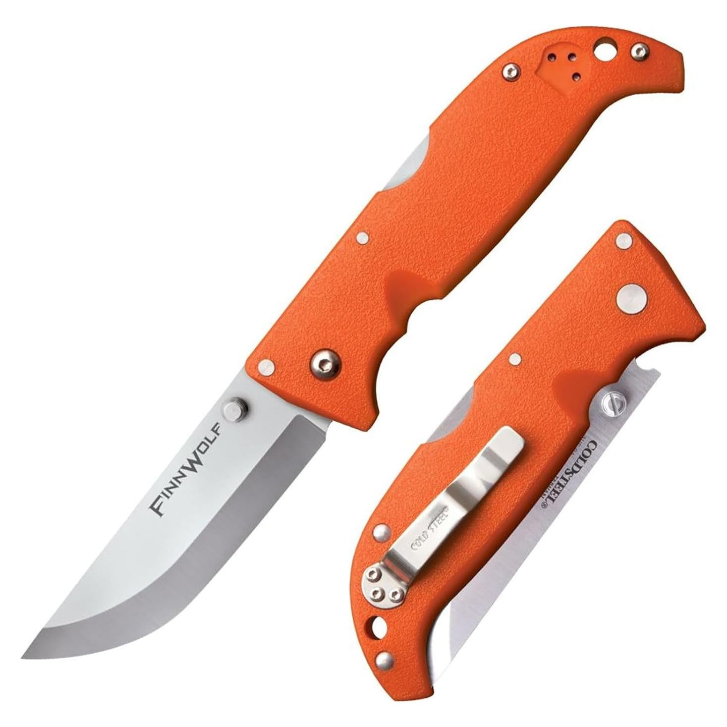 Cuchillo Plegable Cold Steel Finn Wolf AUS8A 3.5" Naranja