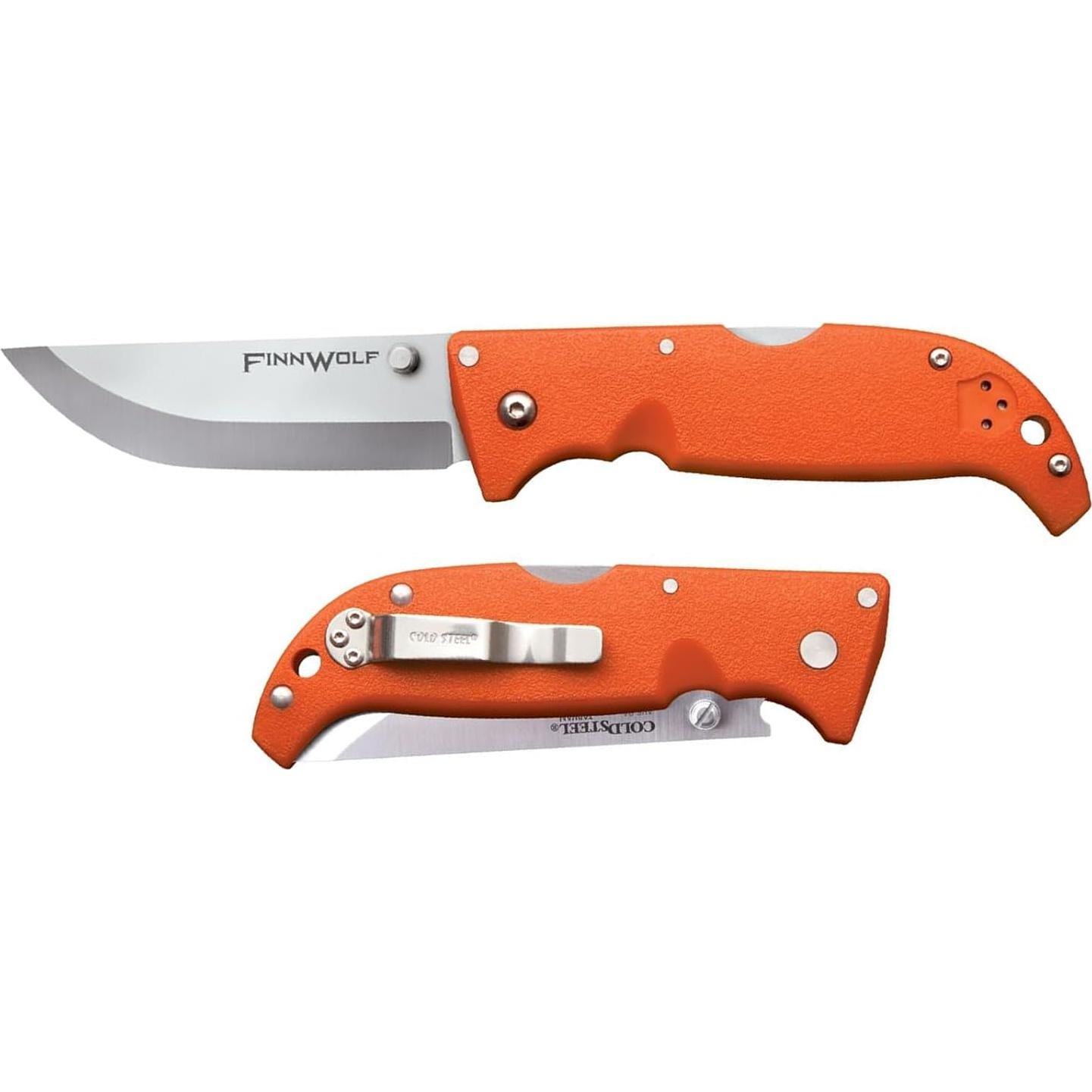Cuchillo Plegable Cold Steel Finn Wolf AUS8A 3.5" Naranja