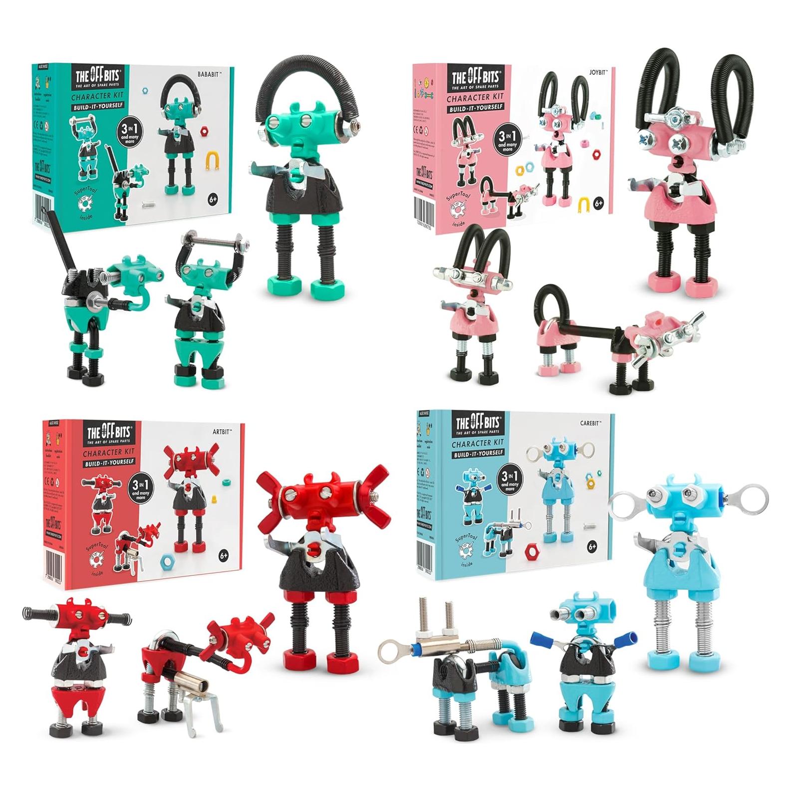 Kit de Construcción de Robots Off Bits - Juguete STEM 6+