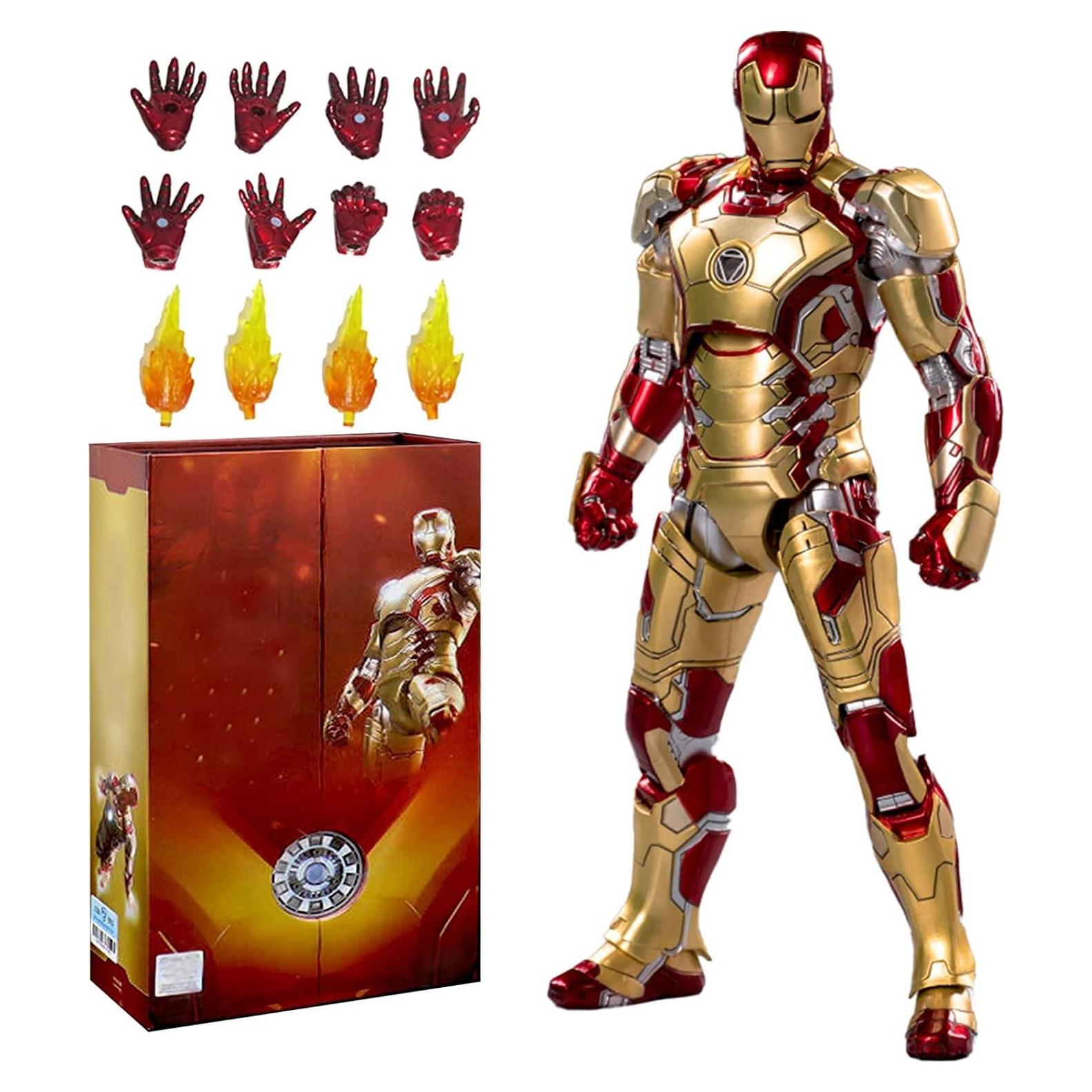 Figura de Acción Ironman Mark 42 20 Juntas 17,78 cm