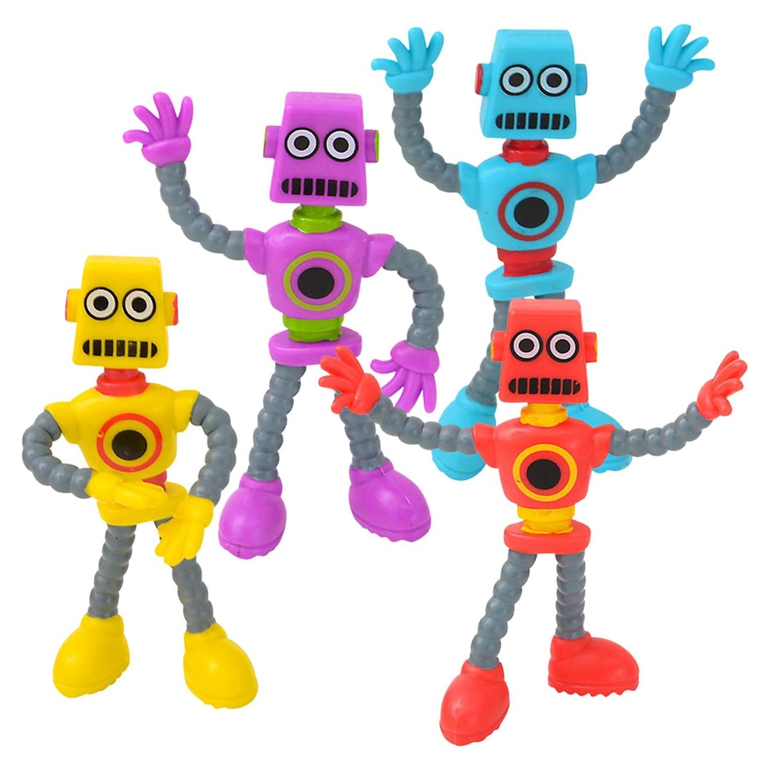 Juego de Figuras Flexibles Maikall Rish Set de 4 Muñecos