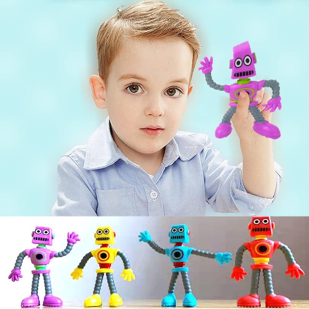 Juego de Figuras Flexibles Maikall Rish Set de 4 Muñecos