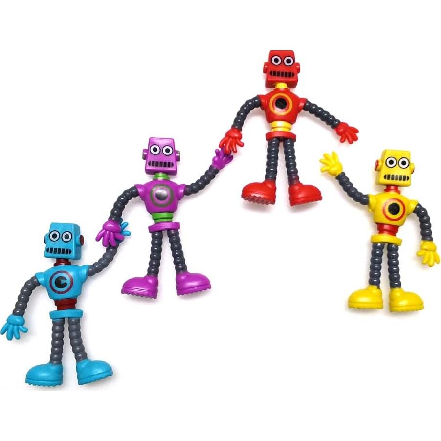 Juego de Figuras Flexibles Maikall Rish Set de 4 Muñecos