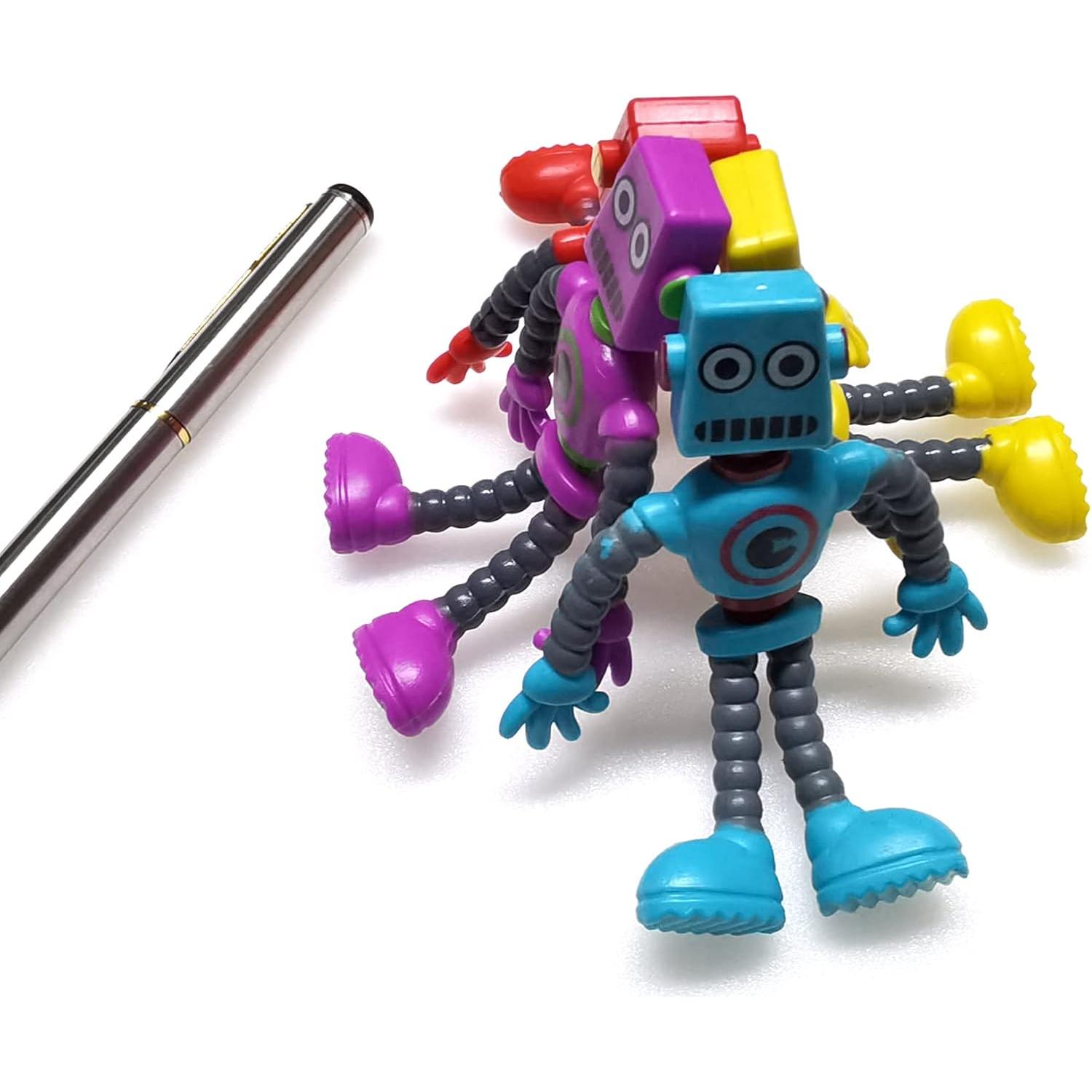 Juego de Figuras Flexibles Maikall Rish Set de 4 Muñecos