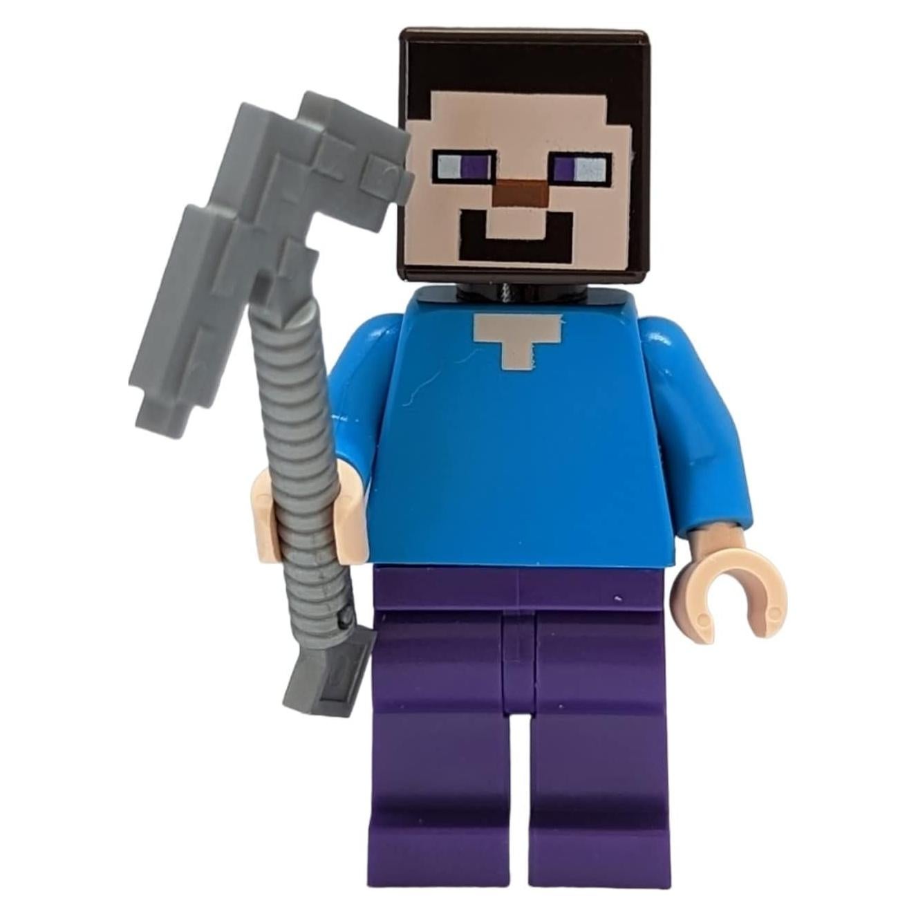 Minifigura de Steve con Pico LEGO Minecraft 4.32 cm