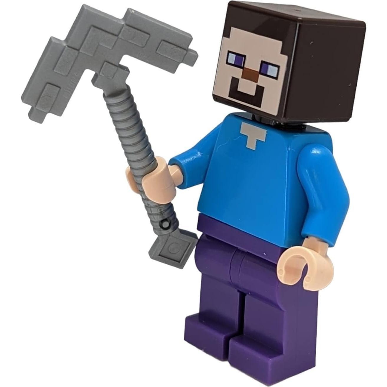 Minifigura de Steve con Pico LEGO Minecraft 4.32 cm