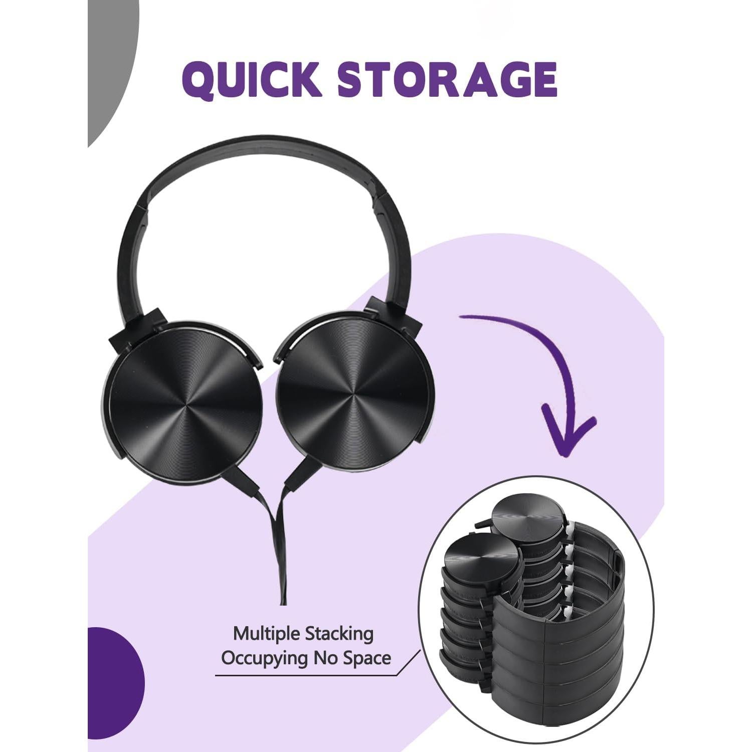 Auriculares para Niños XOSDA LS450 - 2 Paquete Negro