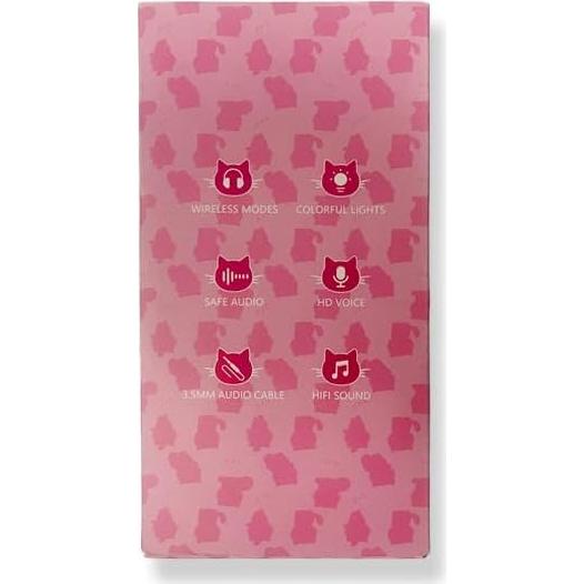 Auriculares Inalámbricos IFECCO para Niños Rosa con Micrófono