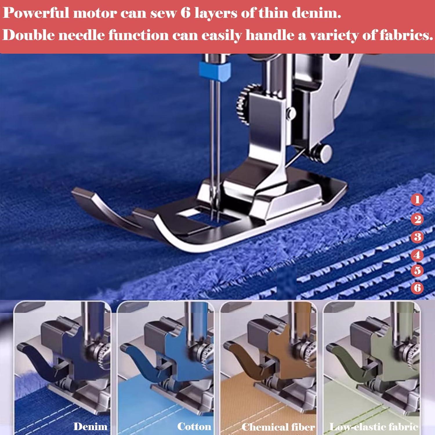Máquina de Coser Eléctrica Dechow 728 para Principiantes 14 Puntadas
