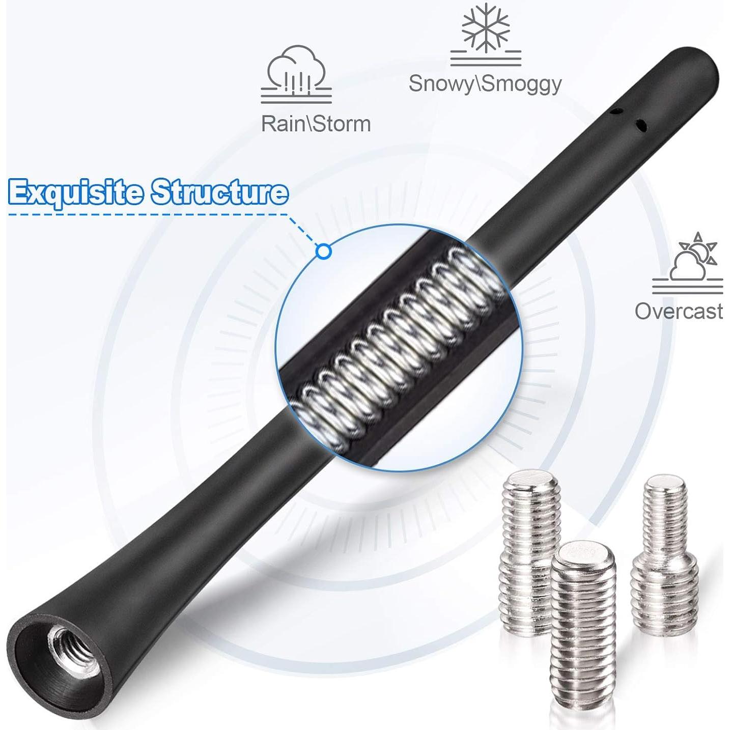 Antena de Radio de Coche Eightwood 17.78 cm FM AM Universal