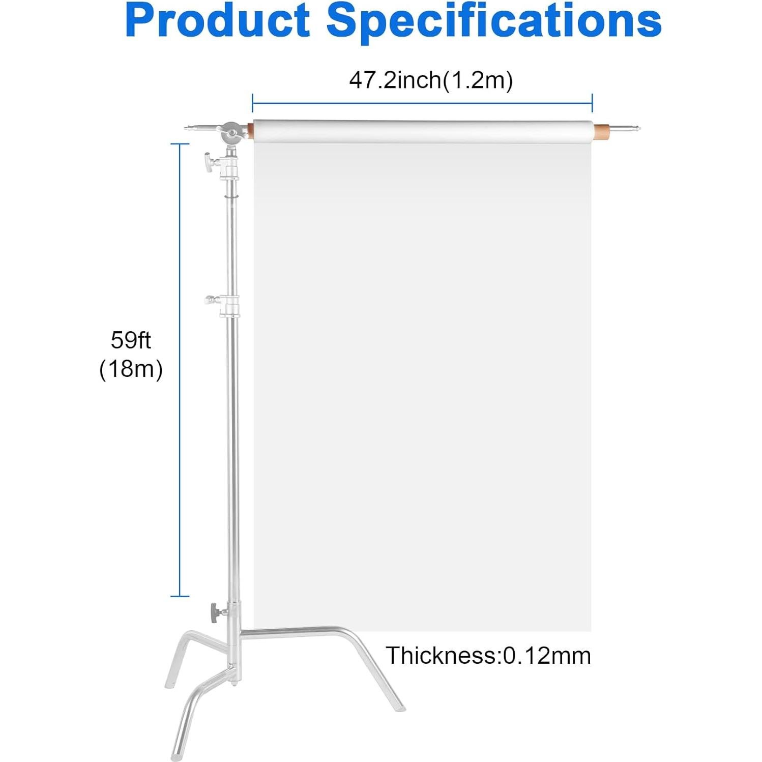 Rollo de Gel Difusor de Luz Selens 18m x 1.2m para Fotografía