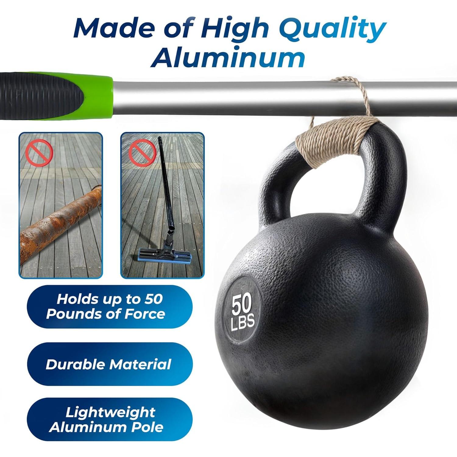 Kit Limpiaparabrisas DSV Estándar 2 en 1 con Poste Extensible 157.48 cm