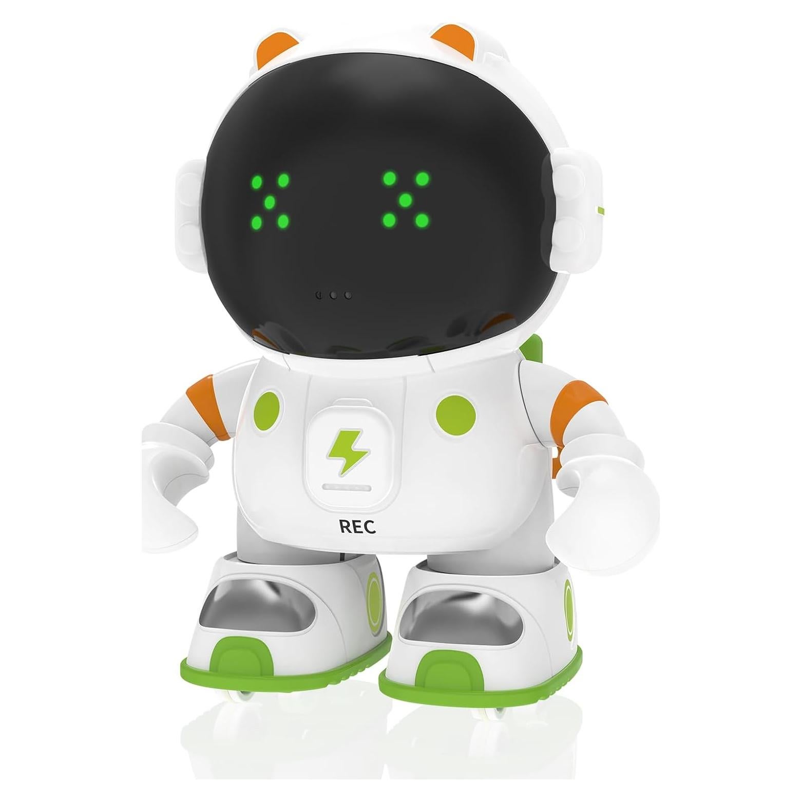 Robot Interactivo KaeKid para Niños 3-8 Años Verde Naranja